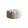 Lune Ottoman in Taupe- front view