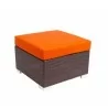 Aruba Ottoman Java Wicker - No Cushion - Aruba Ottoman Java Wicker - No Cushion