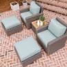 Royal Teak Boca Ottoman