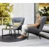 Cane-Line Serene Lounge Chair Incl. Cane-Line AirTouch Cushions side view 1 - Cane-Line Serene Lounge Chair Incl. Cane-Line AirTouch Cushions side view 1