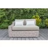 Outsy Alejandra Wicker Right Sofa  - Outsy Alejandra Wicker Right Sofa 
