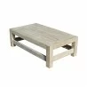 Outsy Anna Lux Wicker Brushed Wooden Table - Angled - Outsy Anna Lux Wicker Brushed Wooden Table - Angled