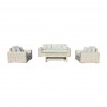 Outsy Anna Lux 4-Piece Outdoor Extra Deep Seating Set with White BG - Front