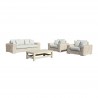 Outsy Anna Lux 4-Piece Outdoor Extra Deep Seating Set with White BG