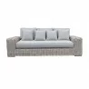 Outsy Anna Wicker Lounge Sofa - Front - Outsy Anna Wicker Lounge Sofa - Front