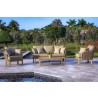 Outsy Eve 4-Piece Outdoor and Backyard Wood, Aluminum and Rope Furniture Set - Lifestyle 6