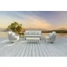 Outsy Eve 4-Piece Outdoor and Backyard Wood, Aluminum and Rope Furniture Set - Lifestyle 5 - Outsy Eve 4-Piece Outdoor and Backyard Wood, Aluminum and Rope Furniture Set - Lifestyle 5
