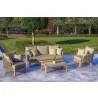 Outsy Eve 4-Piece Outdoor and Backyard Wood, Aluminum and Rope Furniture Set - Lifestyle 2 - Outsy Eve 4-Piece Outdoor and Backyard Wood, Aluminum and Rope Furniture Set - Lifestyle 2