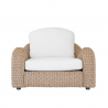 Outsy Katalina Outdoor and Backyard Poly Hyacinth Lounge Chair - Front