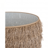 Outsy Katalina Outdoor and Backyard Poly Hyacinth Table - Top Angled View