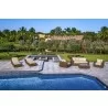 Outsy Milo 79 X 31.5 Inch Outdoor Wicker Aluminum Frame Sun Lounger in Brown - Lifestyle Wide SHot - Outsy Milo 79 X 31.5 Inch Outdoor Wicker Aluminum Frame Sun Lounger in Brown - Lifestyle Wide SHot