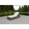 Outsy Milo 79 X 31.5 Inch Outdoor Wicker Aluminum Frame Sun Lounger in Brown - Lifestyle 3 - Outsy Milo 79 X 31.5 Inch Outdoor Wicker Aluminum Frame Sun Lounger in Brown - Lifestyle 3