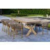 Outsy Santino 83 Inch Wood Dining Table - Lifestyle