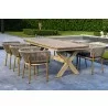 Outsy Santino 83 Inch Wood Dining Table - Lifestyle - Outsy Santino 83 Inch Wood Dining Table - Lifestyle