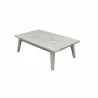 Outsy Solana Outdoor and Backyard Wood Dining Table - Angled - Outsy Solana Outdoor and Backyard Wood Dining Table - Angled