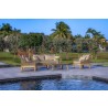 Outsy Solana 4-Piece Outdoor and Backyard Wood With Aluminum and Rope Furniture Set - Lifestyle 5