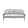 Outsy Solana Outdoor and Backyard 3-Seat Sofa - Front