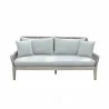 Outsy Solana Outdoor and Backyard 3-Seat Sofa - Front - Outsy Solana Outdoor and Backyard 3-Seat Sofa - Front