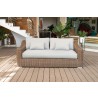 Outsy Lana Outdoor Wicker 3 Seat Sofa - Front