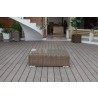 Outsy Lana Outdoor Wicker Table - Front