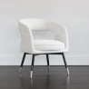 Sunpan Morris Dining Armchair - Ernst Silverstone - Front Side Angle