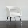 Sunpan Morris Dining Armchair - Ernst Silverstone - Front Side Angle - Sunpan Morris Dining Armchair - Ernst Silverstone - Front Side Angle