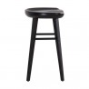 Sunpan Dominic Counter Stool in Black - Side Angle