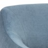 Sunpan Nevaeh Lounge Chair Danny Iceberg - Closeup Top Angle