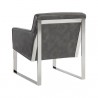 Sunpan Orest Lounge Chair - Cantina Magnetite - Back Side Angle