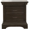 Pulaski Furniture Caldwell 2 Drawer Nightstand Front