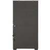Pulaski Furniture Modern Wood Framed 5-Shelf Sliding Door Curio with LED Light Back