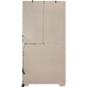 Pulaski Furniture Light Wood Modern 5-Shelf Sliding Door Curio with LED Light Back