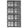 Pulaski Furniture Contemporary 4-Shelf Sliding Door Bookcase Front - Pulaski Furniture Contemporary 4-Shelf Sliding Door Bookcase Front