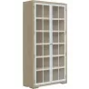 Pulaski Furniture Contemporary 5-Shelf Glass Door Bookcase Side - Pulaski Furniture Contemporary 5-Shelf Glass Door Bookcase Side