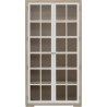 Pulaski Furniture Contemporary 5-Shelf Glass Door Bookcase Front