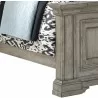 Pulaski Furniture Madison Ridge Queen Panel Bed in Heritage Taupe - Leg Edge Close-up - Pulaski Furniture Madison Ridge Queen Panel Bed in Heritage Taupe - Leg Edge Close-up