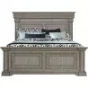 Pulaski Furniture Madison Ridge Queen Panel Bed in Heritage Taupe - Front with Foam - Pulaski Furniture Madison Ridge Queen Panel Bed in Heritage Taupe - Front with Foam