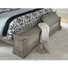 Pulaski Furniture Madison Ridge Queen Panel Bed with Blanket Chest Footboard in Heritage Taupe - Footboard Lifestyle - Pulaski Furniture Madison Ridge Queen Panel Bed with Blanket Chest Footboard in Heritage Taupe - Footboard Lifestyle