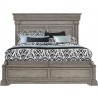 Pulaski Furniture Madison Ridge King Panel Bed in Heritage Taupe - Front