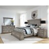 Pulaski Furniture Madison Ridge Panel Bed with Blanket Chest Footboard in Heritage Taupe