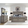 Pulaski Furniture Madison Ridge 10 Drawer Dresser and Framed Mirror in Heritage Taupe