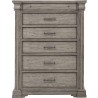 Pulaski Furniture Madison Ridge 6 Drawer Chest in Heritage Taupe Front
