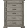 Pulaski Furniture Madison Ridge 6 Drawer Chest in Heritage Taupe Front - Pulaski Furniture Madison Ridge 6 Drawer Chest in Heritage Taupe Front