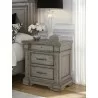 Pulaski Furniture Madison Ridge 3 Drawer Nightstand in Heritage Taupe - Pulaski Furniture Madison Ridge 3 Drawer Nightstand in Heritage Taupe