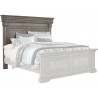 Pulaski Furniture Madison Ridge King Panel Bed in Heritage Taupe - Headboard Highlight