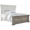 Pulaski Furniture Madison Ridge Queen Panel Bed in Heritage Taupe - Footboard Only
