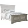Pulaski Furniture Madison Ridge Queen Panel Bed in Heritage Taupe - Footboard Only - Pulaski Furniture Madison Ridge Queen Panel Bed in Heritage Taupe - Footboard Only