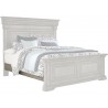 Pulaski Furniture Madison Ridge King Panel Bed in Heritage Taupe - Lower Frame Highlight