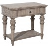 Pulaski Furniture Kingsbury 1 Drawer USB Charging Open Nightstand Side View