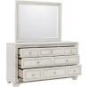 Pulaski Furniture Camila 8 Drawer Dresser Open